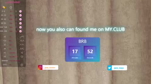 Snapshot of jane_meys chatting on 02/25/25, 11:19 your kitty JANE roawww online show from 02/25/25, 11:19