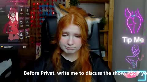 Snapshot of java_fire chatting on 02/20/25, 11:43 Katerina online show from 02/20/25, 11:43