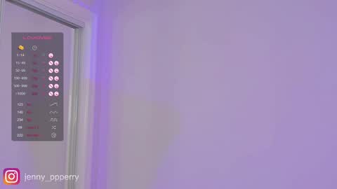 Jenny  Instagram jenny ppperry  NEXT LIVE TUESDAY  online show from 12/14/24, 01:50