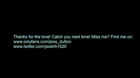Snapshot of jess_dutton chatting on 05/15/26, 11:28 Jessica online show from 05/15/26, 11:28
