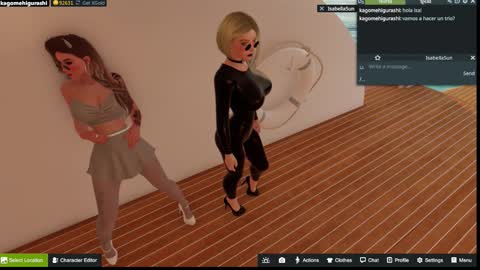 Snapshot of kagome__higurashi chatting on 10/17/25, 07:49 Emily online show from 10/17/25, 07:49