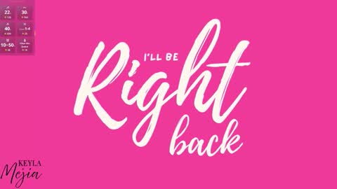 Keyla  online show from 10/20/25, 01:00