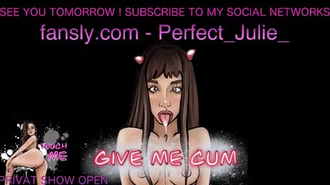  MY NAME IS JULIA  TO SEE MORE 18 CONTENT YOU CAN SUBSCRIBE TO  FANSLY -  online show from 02/15/26, 07:51