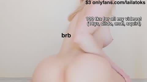 Snapshot of lailatoks chatting on 12/24/24, 12:11 lailatoks - TIP 100 tks  get all my videos 22 VIDEOS SQUIRT PUSSY DILDO online show from 12/24/24, 12:11