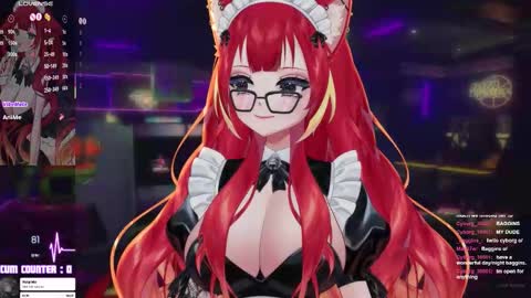 Snapshot of lewdfoxy_vt chatting on 03/13/26, 10:49 Kira online show from 03/13/26, 10:49