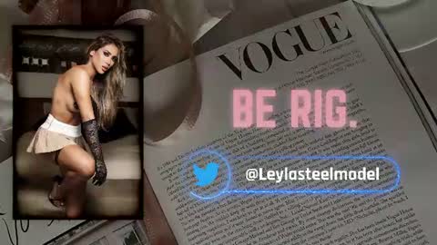 Snapshot of leyla_steel chatting on 06/18/26, 03:49 INSTA leylasteel model online show from 06/18/26, 03:49