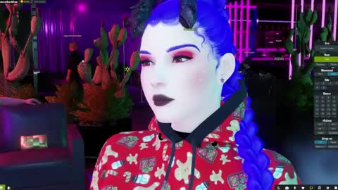 Snapshot of little_doll25 chatting on 12/19/24, 04:13 Succubus Blue online show from 12/19/24, 04:13