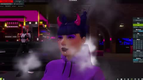 Snapshot of little_doll25 chatting on 01/03/25, 03:38 Succubus Blue online show from 01/03/25, 03:38