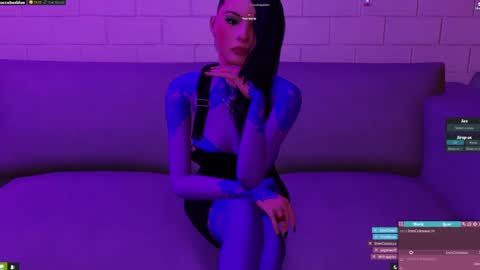 Snapshot of little_doll25 chatting on 01/19/25, 03:29 Succubus Blue online show from 01/19/25, 03:29