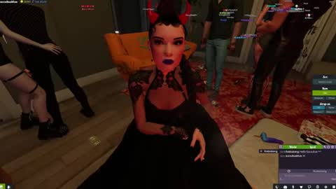 Snapshot of little_doll25 chatting on 02/10/25, 05:52 Succubus Blue online show from 02/10/25, 05:52