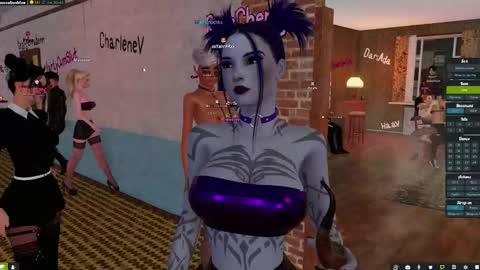 Snapshot of little_doll25 chatting on 10/22/25, 08:30 Succubus Blue online show from 10/22/25, 08:30