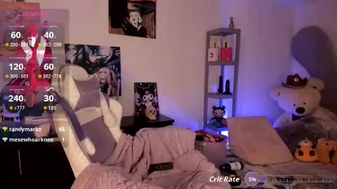 Snapshot of lolaa_bunnyy chatting on 10/11/25, 08:35 Lola Bunny online show from 10/11/25, 08:35