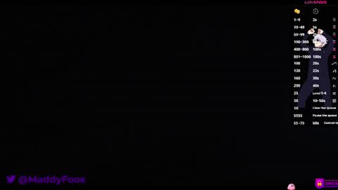 Snapshot of maddyfoox chatting on 06/10/26, 10:30 Maddy Foox online show from 06/10/26, 10:30