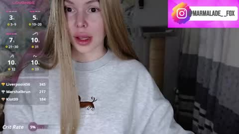 Marmalade Fox online show from 03/15/26, 11:49