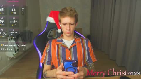 Snapshot of max_gen chatting on 12/25/24, 02:14 Max Gen with tats 24years  And Ethan without tats 20 years online show from 12/25/24, 02:14