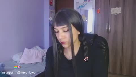 Snapshot of mel_dahlia chatting on 06/07/26, 10:02 Melissa - - Please help me to reach 100 thumbs up online show from 06/07/26, 10:02