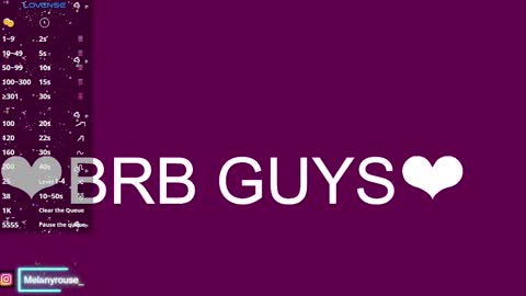 melanyrouse1 online show from 03/08/25, 09:40