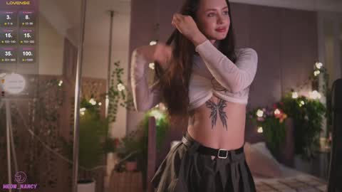 Snapshot of meow_nancy chatting on 12/13/24, 02:16 Heeyyooo Im Nans Subscribe to me I will be glad online show from 12/13/24, 02:16