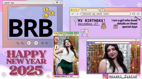 Snapshot of meraki_fraise chatting on 12/30/24, 09:50 online show from 12/30/24, 09:50