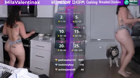 Snapshot of milavalentinax chatting on 02/13/25, 04:43 Mila Valentina online show from 02/13/25, 04:43