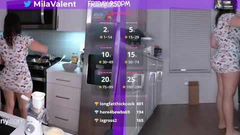 Snapshot of milavalentinax chatting on 02/22/25, 02:50 Mila Valentina online show from 02/22/25, 02:50