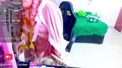 Snapshot of milkysakura chatting on 12/22/24, 06:28 Abby Lilia online show from 12/22/24, 06:28