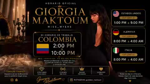 Snapshot of miss_myers chatting on 07/18/26, 07:06 Goddess Myers thumb up is important for me kisses online show from 07/18/26, 07:06