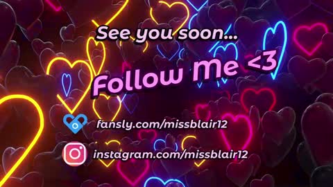 MissBlair online show from 01/08/25, 05:59