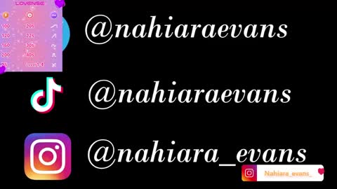 NAHIARA EVANS online show from 05/18/26, 10:43