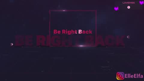 ElfaElle Im online .Wednesday Thursday Friday Saturday Sunday from 10pm to 2am  GMT3 online show from 04/19/26, 02:49