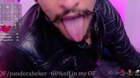 Snapshot of pandorabeker chatting on 02/19/25, 05:16    online show from 02/19/25, 05:16