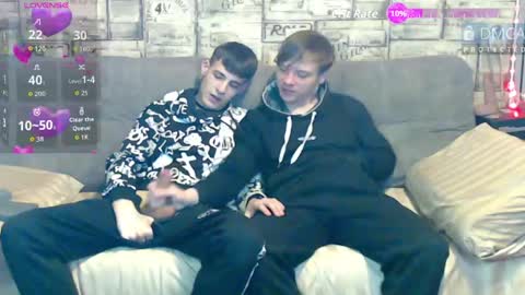 Snapshot of passionate_bonds chatting on 05/17/26, 02:42 Max tall dark-haired guy with tattoos and Phil blond-haired online show from 05/17/26, 02:42
