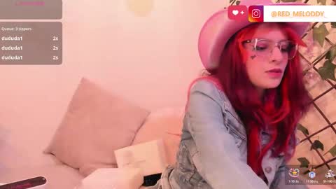 Snapshot of redmeloddy chatting on 10/10/25, 09:36 Meloddy online show from 10/10/25, 09:36