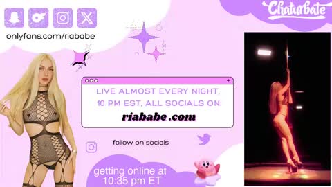 Snapshot of riababe chatting on 09/09/25, 02:22 ria  online show from 09/09/25, 02:22