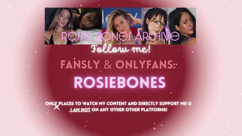 Rosie Bones online show from 09/12/25, 10:54