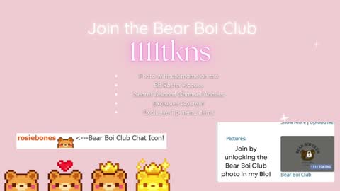 Rosie Bones online show from 12/02/25, 01:39