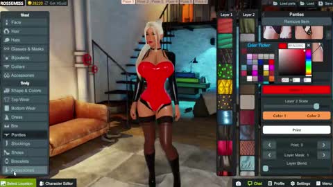 Snapshot of rosse_mistress chatting on 10/19/25, 09:37 Roxana online show from 10/19/25, 09:37