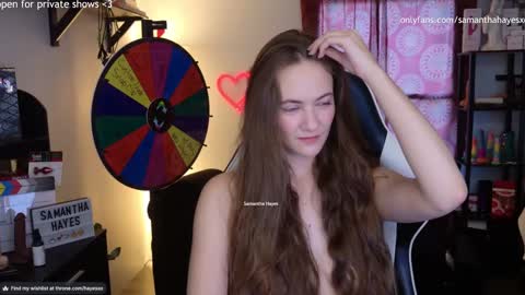 The Real Samantha Hayes haha  online show from 12/05/24, 09:17