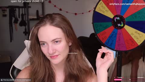 The Real Samantha Hayes haha  online show from 02/01/25, 06:21