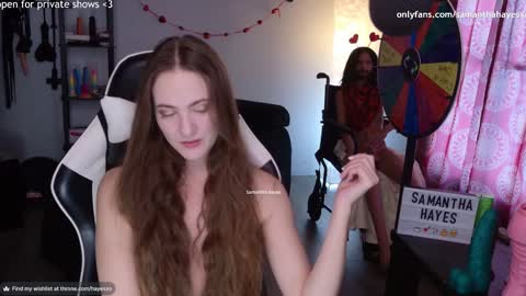 The Real Samantha Hayes haha  online show from 02/12/25, 09:11