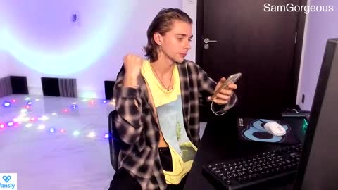 Snapshot of samgorgeous chatting on 03/03/25, 12:27 Fansly - Top4fans online show from 03/03/25, 12:27