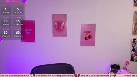 Snapshot of sampuckettbaby chatting on 05/29/26, 03:43 sampuckettbaby online show from 05/29/26, 03:43