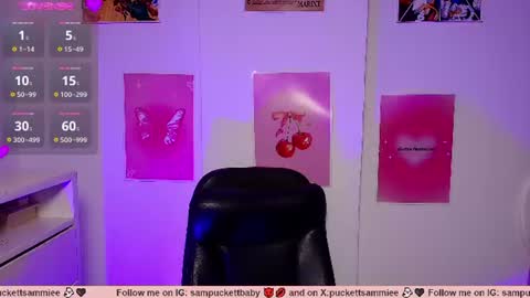 Snapshot of sampuckettbaby chatting on 07/21/26, 01:08 sampuckettbaby online show from 07/21/26, 01:08