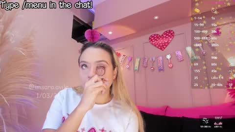 SaraAvila  online show from 03/01/25, 09:59