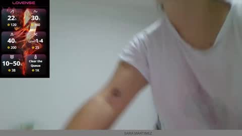 Snapshot of saramartinez100 chatting on 09/23/25, 03:20 sara martinez online show from 09/23/25, 03:20