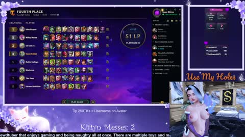 Snapshot of sassykittyn chatting on 01/17/25, 09:17 Sassy Sami Kittyn online show from 01/17/25, 09:17