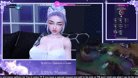 Snapshot of sassykittyn chatting on 02/11/25, 06:30 Sassy Sami Kittyn online show from 02/11/25, 06:30