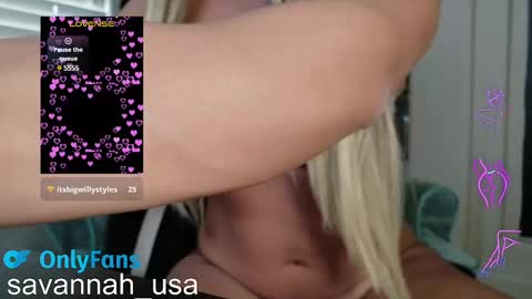 Onlyfans Savannah usa online show from 01/27/25, 07:13