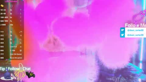 Snapshot of secret_sir chatting on 05/16/26, 11:36 Dean Carter online show from 05/16/26, 11:36