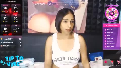 Snapshot of sexualindianx chatting on 02/22/25, 09:48 claudelle online show from 02/22/25, 09:48